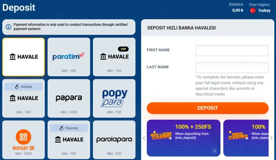 Papara, Havale, Kripto Para ile Ödemeler